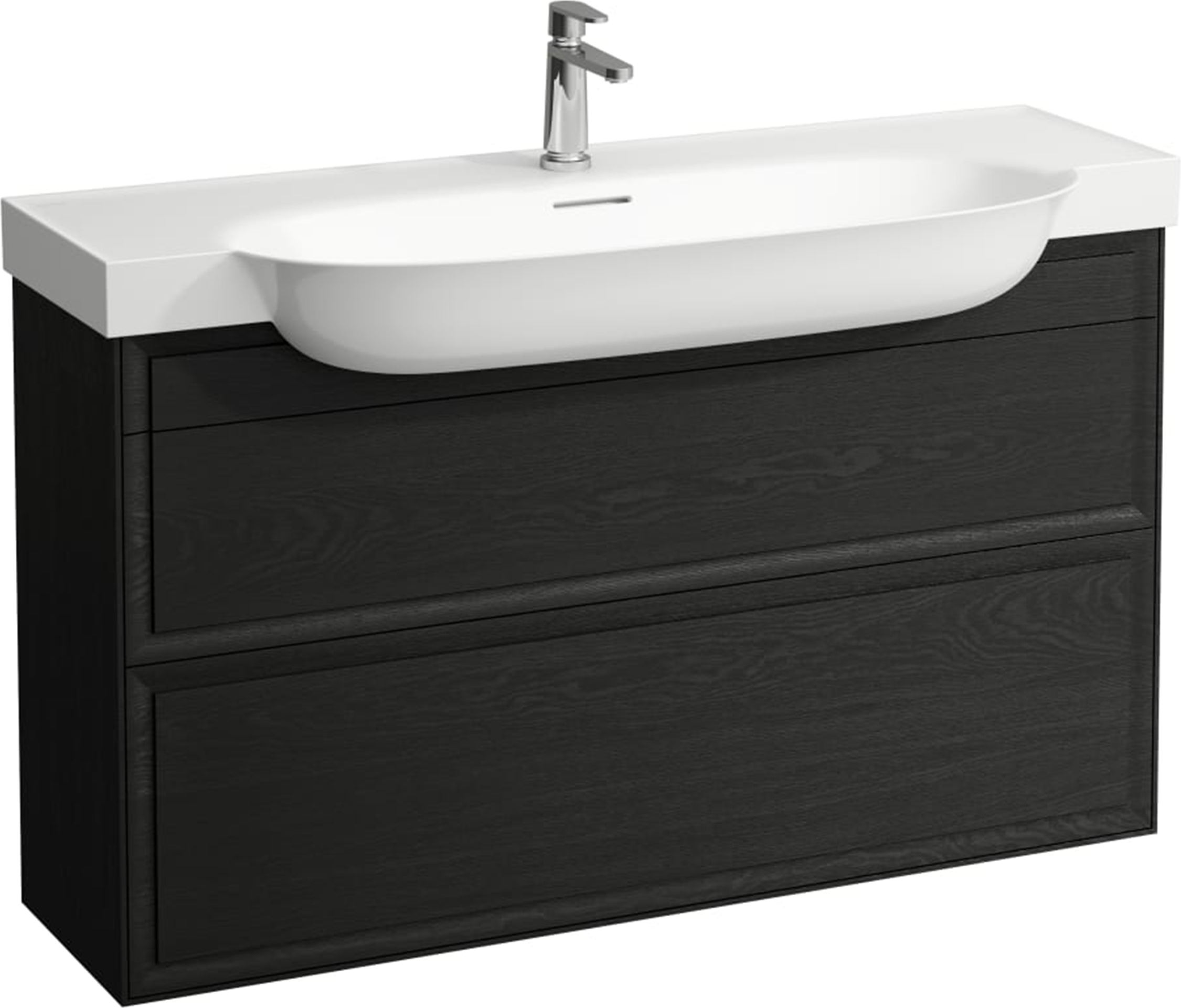 Laufen The New Classic szafka 120 cm podumywalkowa wisząca dąb czerniony H4060520856281