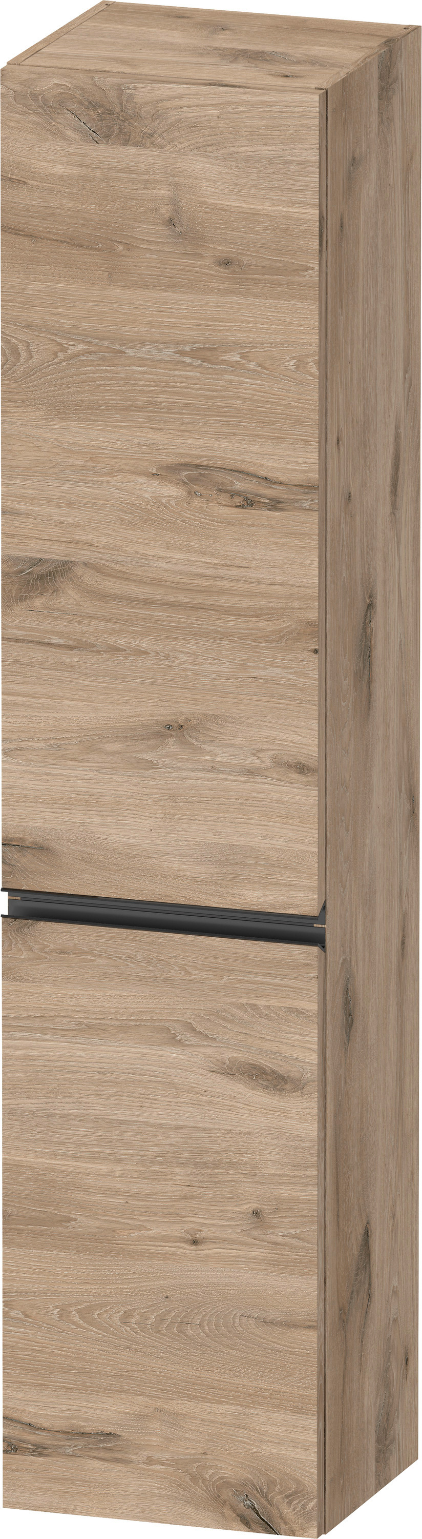 Duravit Sivida szafka 40x37,4x176 cm boczna wisząca czarna-dąb SV1370LBD550000