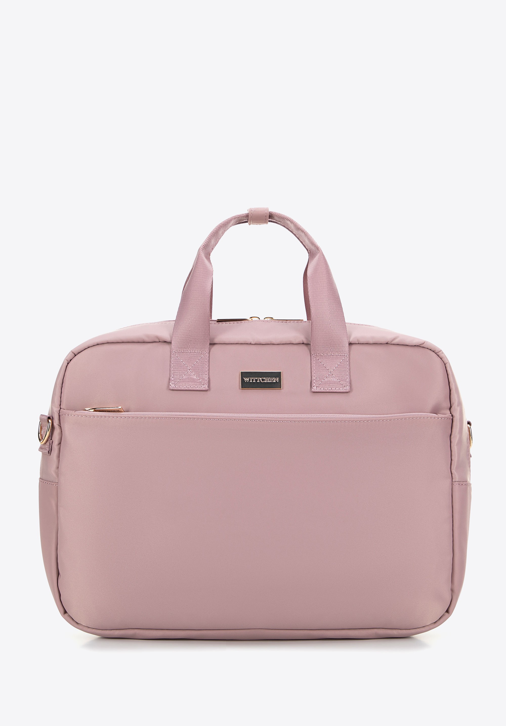 Torba na laptopa 15’’ z nylonu różowa