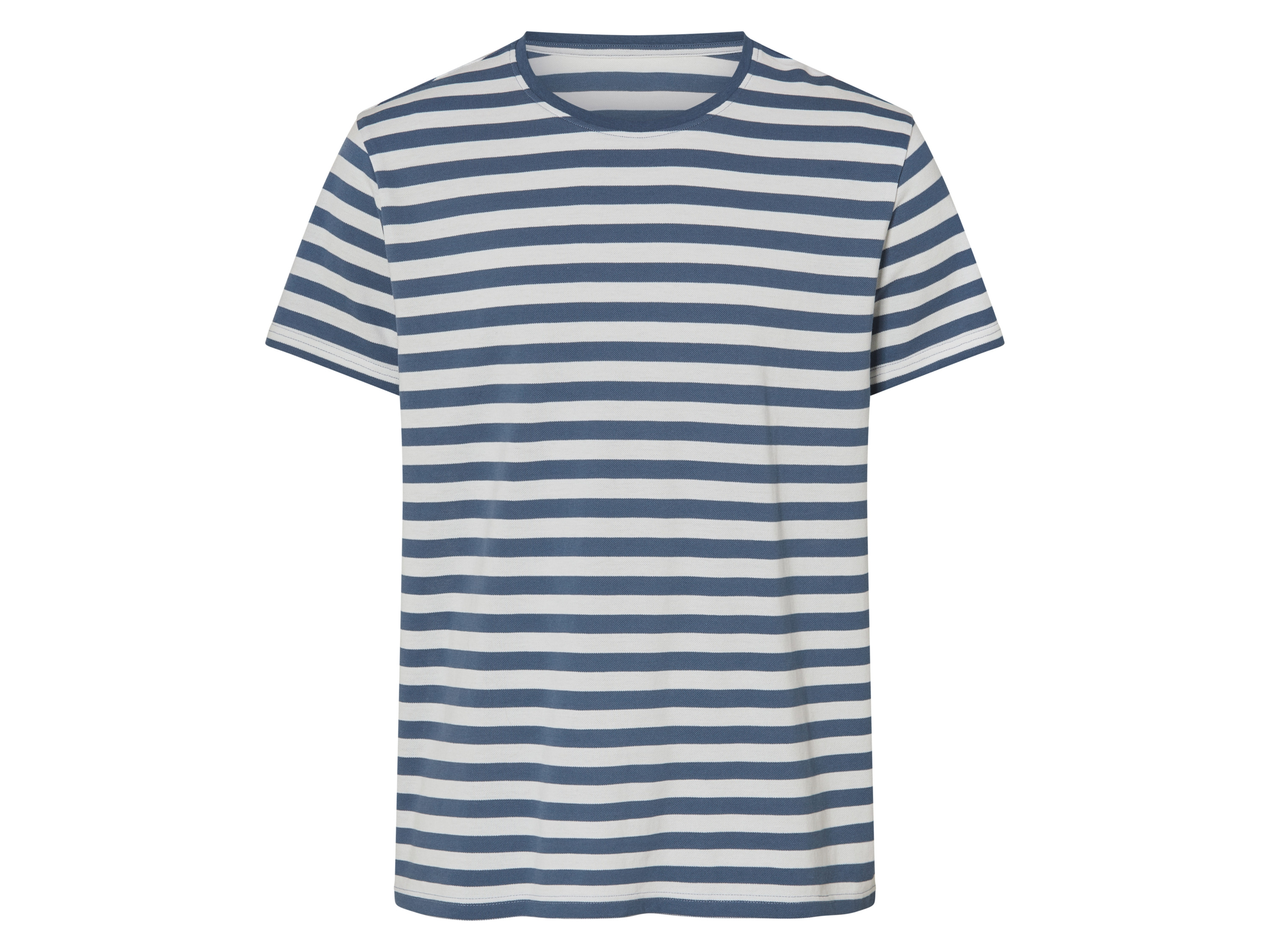 esmara Men T-shirt męski z bawełny W paski, L52/54
