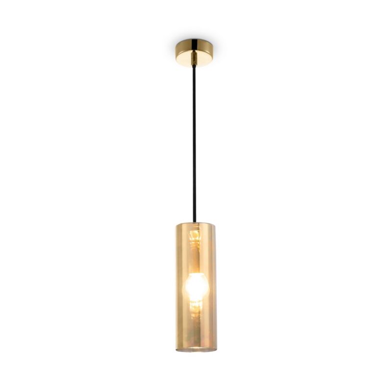 Lampa wisząca Maytoni Gioia 1363 mosiężno-złota tuba 1xE14 x 1 szt.