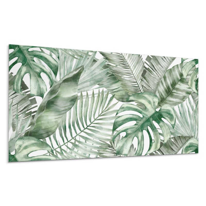 Panel samoprzylepny Wallfluent 100x50 cm Wzór tropikalnych liści 1 szt.