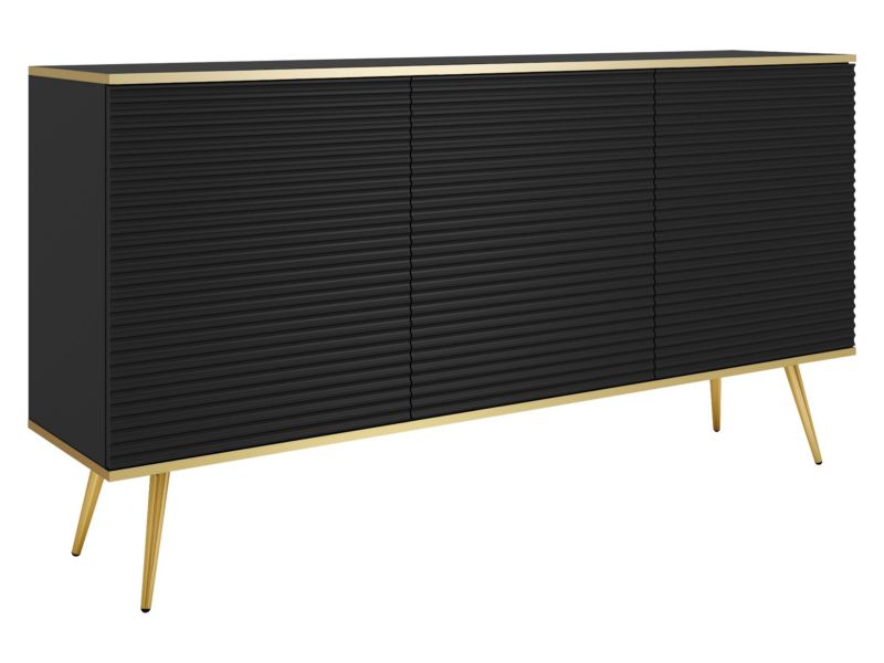 Komoda MIRJAN 24 Oro K160 czarny/złoty 1 szt.