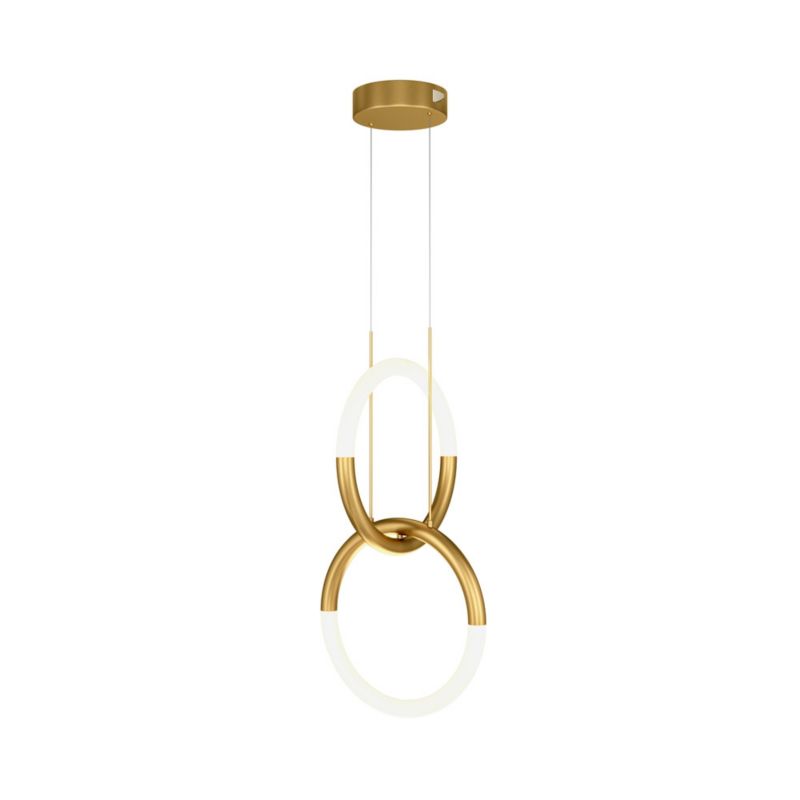 Lampa wisząca Maytoni Node 3176 mosiężno-złota designerska wbudowany LED 18W 1 szt.