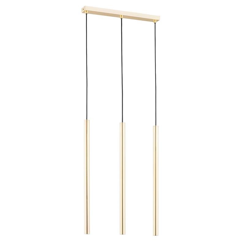 Lampa wisząca Alfa Collet 2876 złota dekoracyjna 3xG9 x 10W 1 szt.