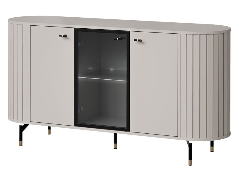 Komoda MIRJAN 24 Zante 150 2D1W 03 z oświetleniem LED kaszmir 1 szt.