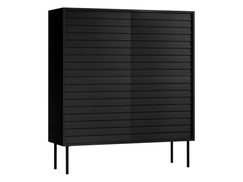 Komoda MIRJAN 24 Cortina 100 4D czarny 1 szt.