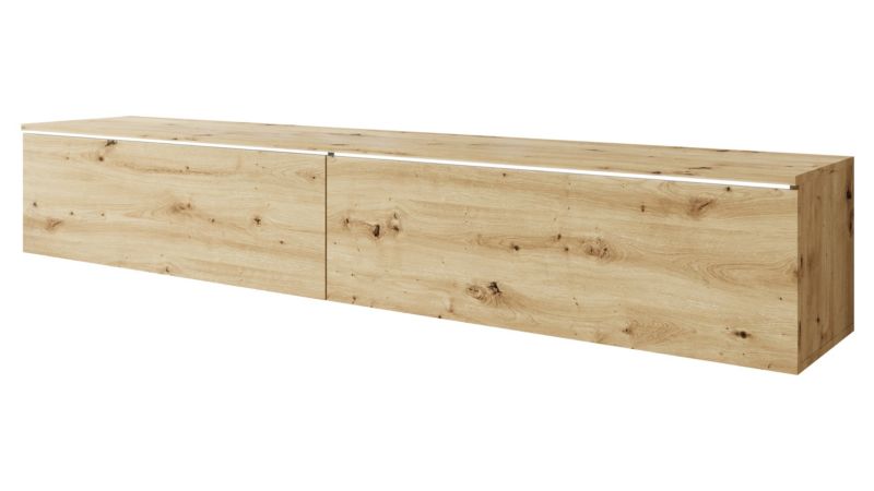 Szafka RTV MIRJAN 24 D 180 z oświetleniem LED dąb artisan 1 szt.