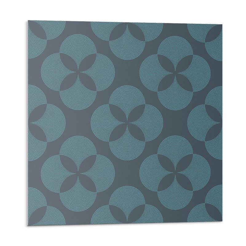 Kafelki samoprzylepne Wallfluent 30x30 cm Kwiaty w rytmie okręgów 9 szt.