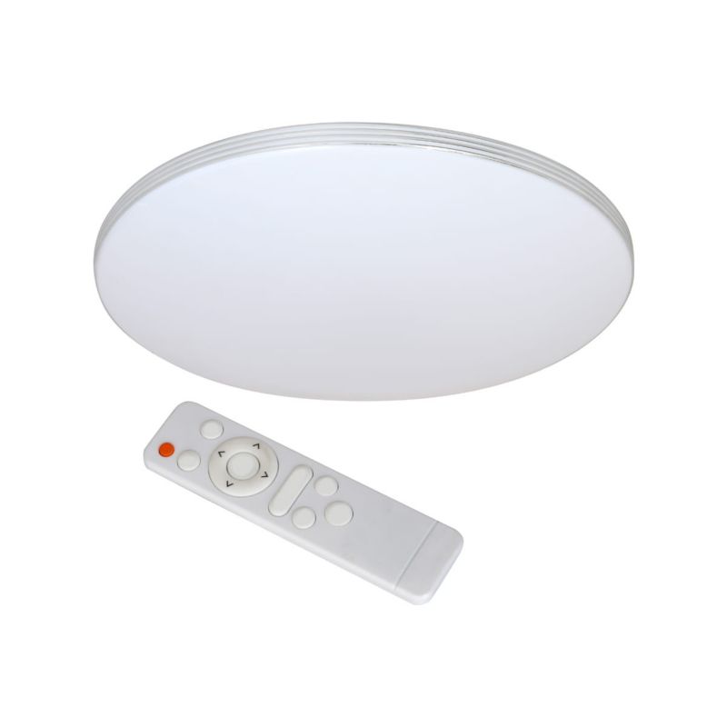 Plafon sufitowy nowoczesny Milagro Siena biały LED 25W 3000K-6000K 2500lm IP20 wym: 9 x 37 x 37 cm tworzywo sztuczne - 1 szt.