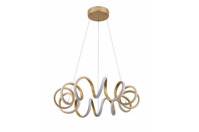 Lampa wisząca Reality Loop 2822 złota dekoracyjna wbudowany LED 40W 1 szt.