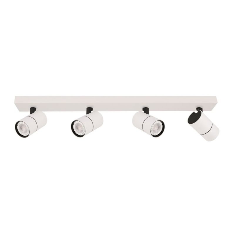 Lampa sufitowa wisząca Italux Laconi 4905 biało-czarna nowoczesna 4xGU10 x 35W 1 szt.