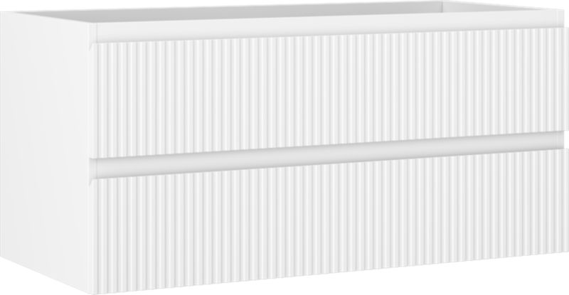 Szafka łazienkowa podumywalkowa Mexen Rivel biała mat 100x47 cm 2 szuflady 1 szt.