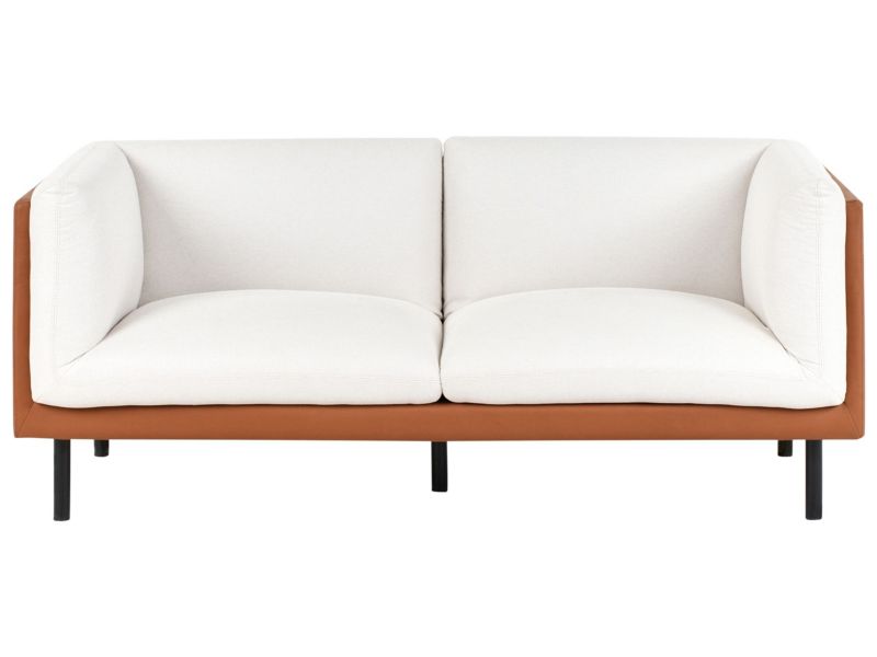 Sofa Vorgod Złamana biel dla 2 osób 1 szt.