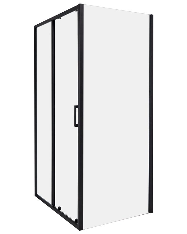 Kabina prysznicowa Yoro 80 x 100 x 185 cm Czarny 1 szt.