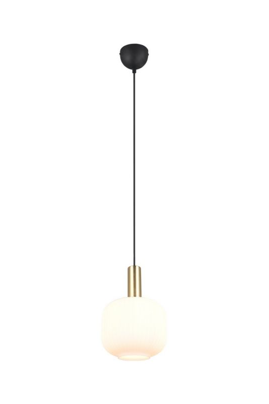 Lampa wisząca Trio Diva 4497 czarno-biała-złota minimalistyczna 1xE27 x 1 szt.