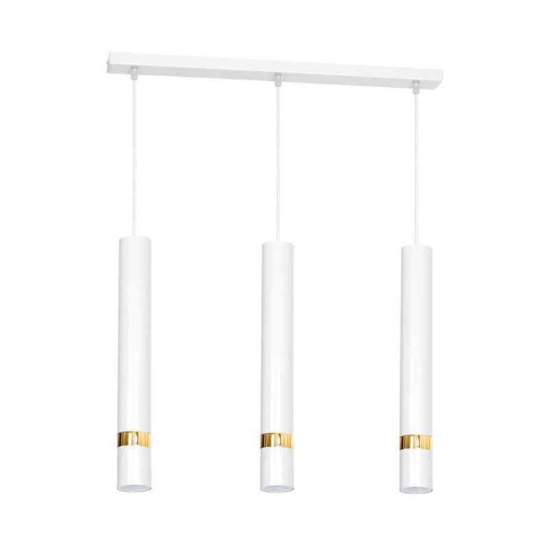 Lampa wisząca Milagro Joker 0825 biało-złota szerokość 60 cm 3xGU10 x 35W 1 szt.