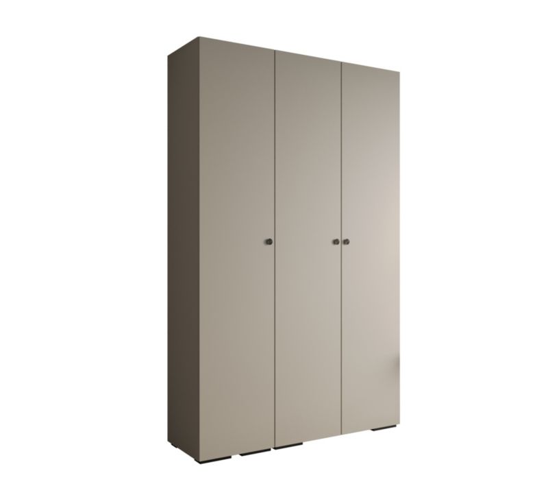Szafa ubraniowa Garderoba Abiks INOVA 2 1,5SZ kaszmir+czarny 1 szt.