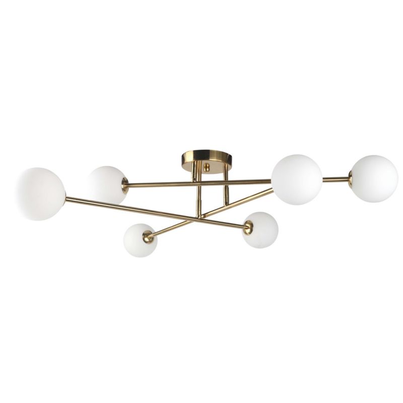 Lampa sufitowa wisząca Light Prestige Dorado 1475 złota szerokość 80 cm 6xG9 x 28W 1 szt.