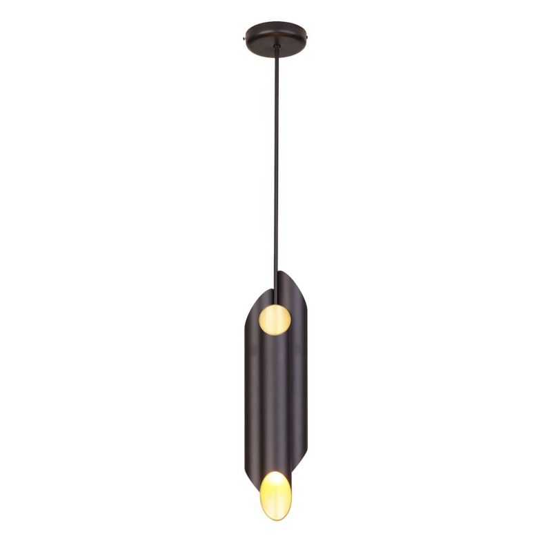 Lampa wisząca Milagro Libra 6xE14 złota i czarna inspirowana organami 1 szt.