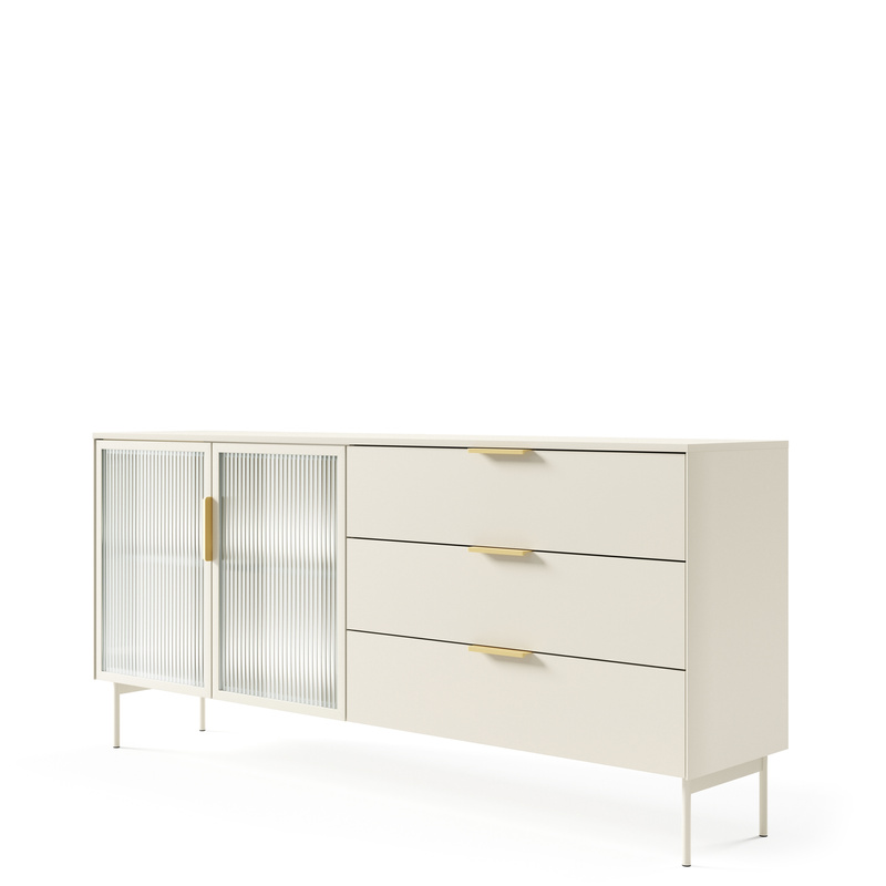 Nowoczesna komoda 181 cm do salonu kaszmir LUANO