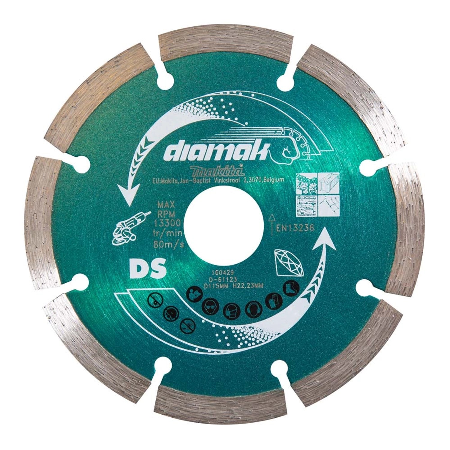 Makita Tarcza diamentowa segmentowa 115 mm