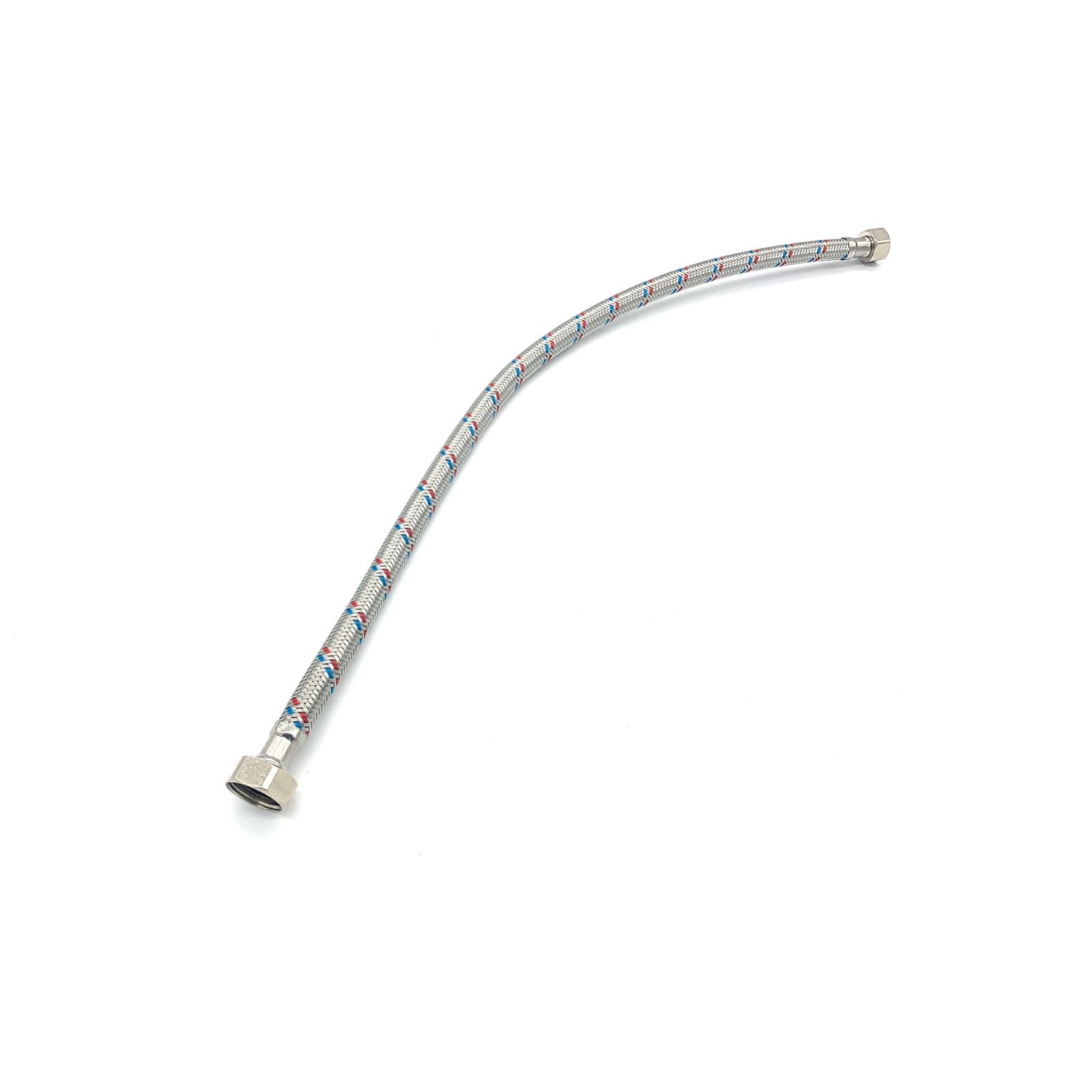Fluvius Wężyk nierdzewny 1/2 x 3/8 L50 ww
