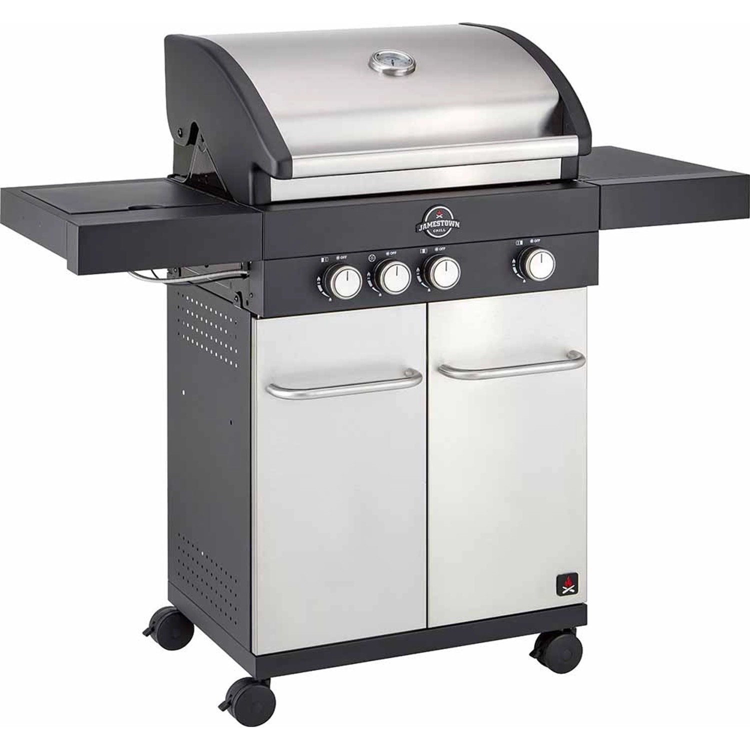 Jamestown Grill gazowy MADDOX 3+1-palnikowy 13,5 kW