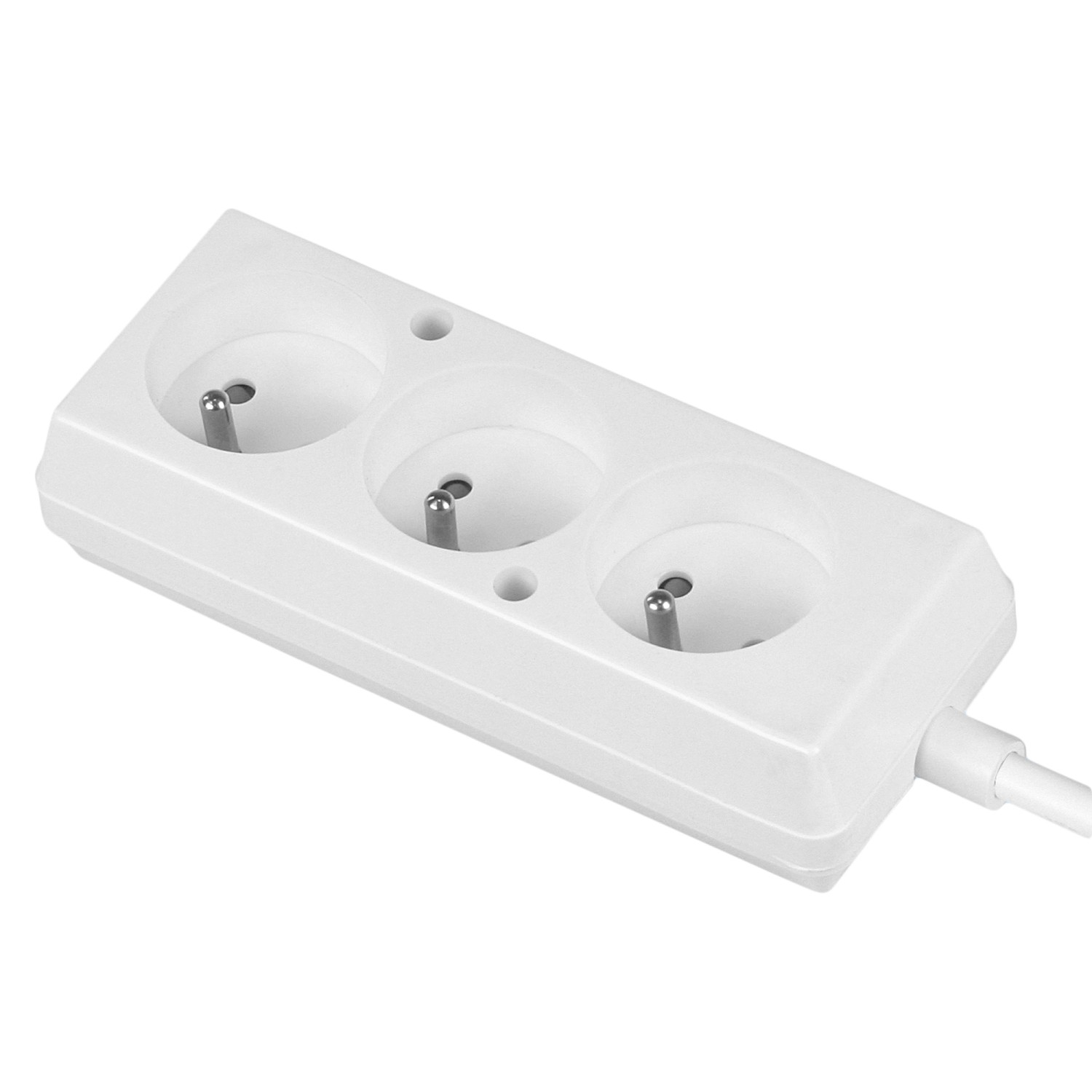 Jonex Przedłużacz 3x2P+Z 1,5 m biały