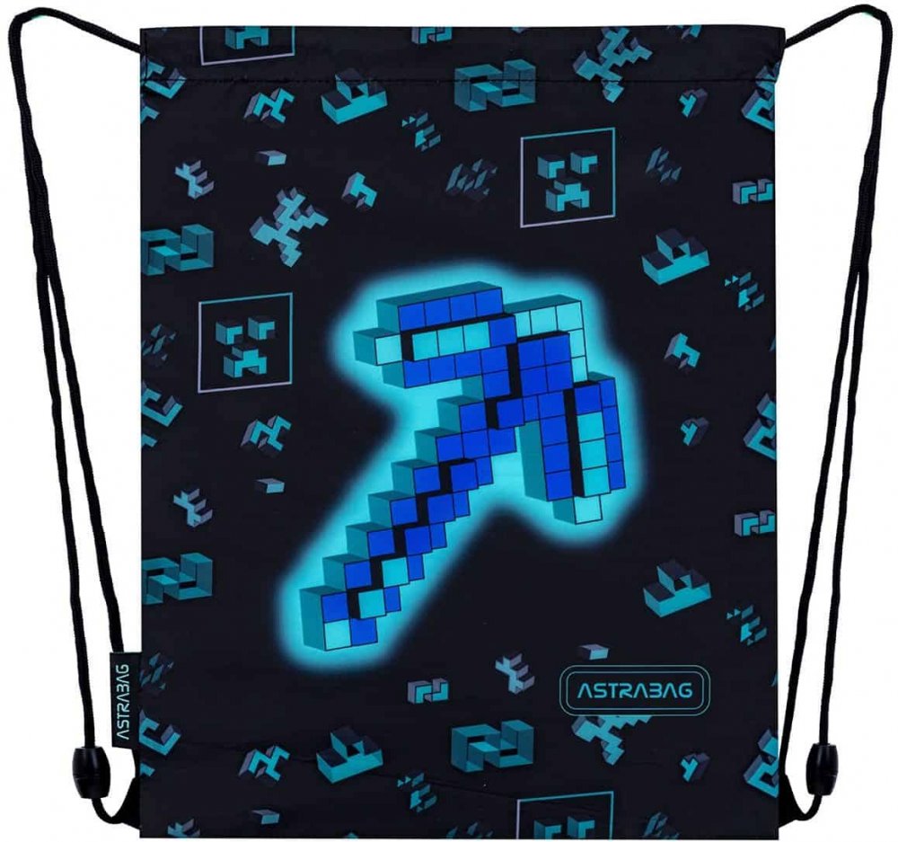 Worek na buty Astra Astrabag Dark Pixel AD1, 40x33cm