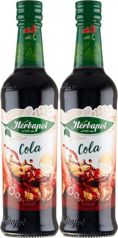 2x Syrop Herbapol Owocowa Spiżarnia, cola, 420ml