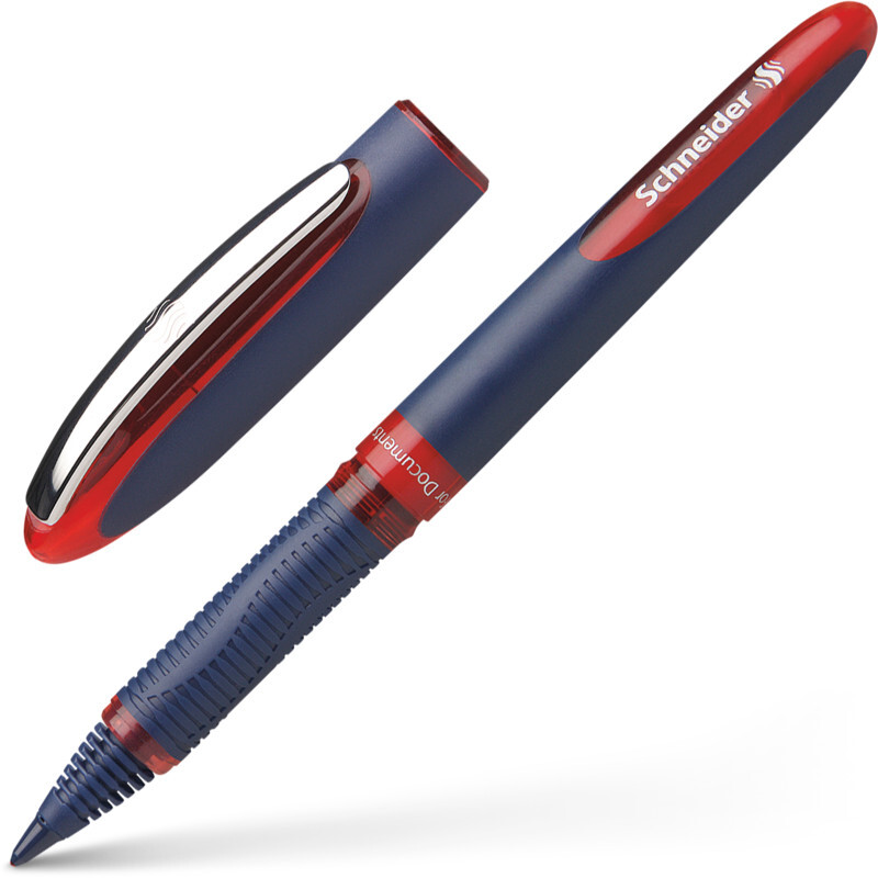 Pióro kulkowe Schneider One Business, 0.6 mm, czerwony