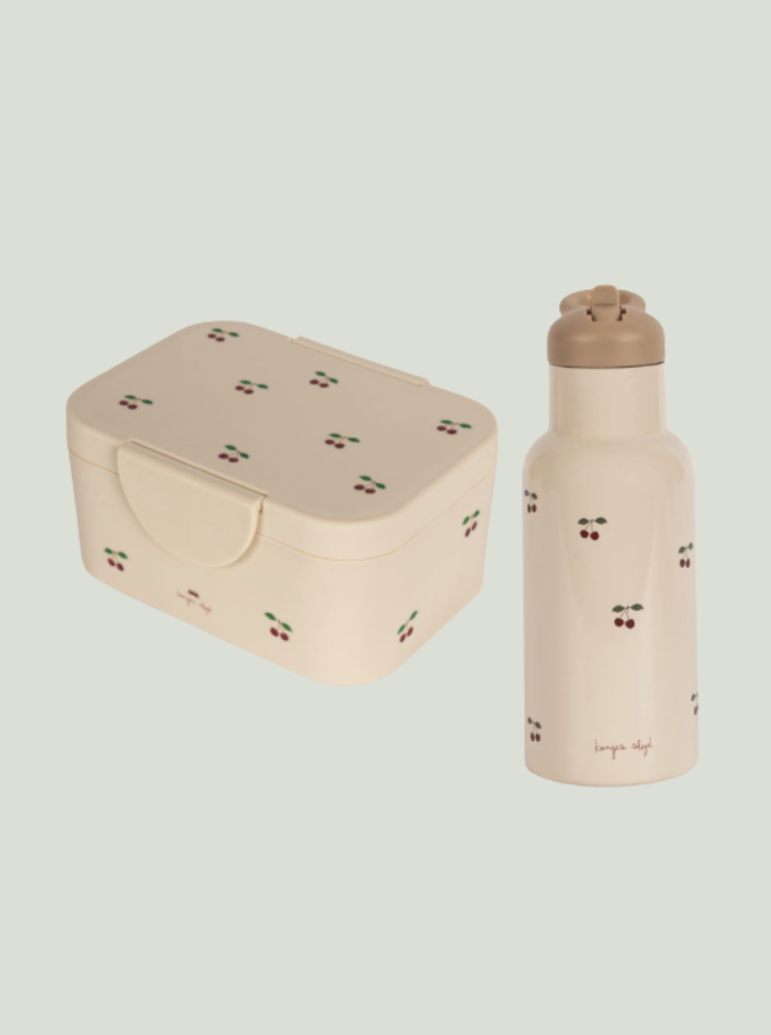 Śniadaniówka LUNCH BOX SET CHERRY BLUSH Konges Sløjd