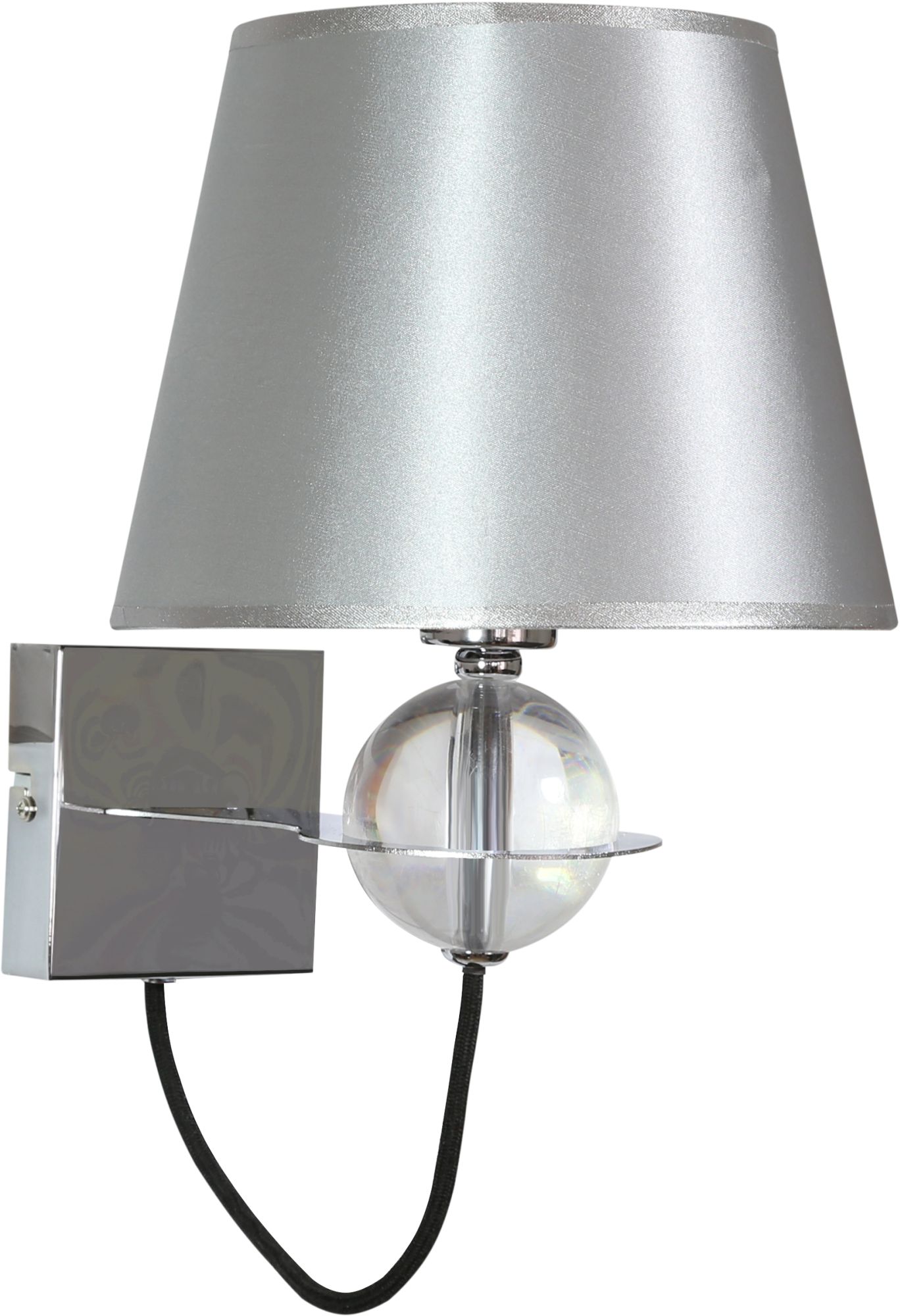 Candellux Tesoro kinkiet 1x40W srebrny/chrom 21-29522
