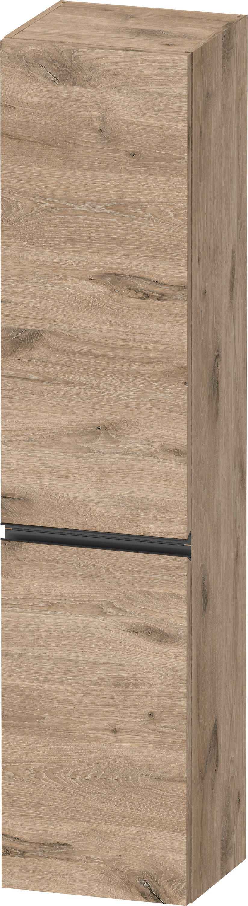 Duravit Sivida szafka 40x37,4x176 cm boczna wisząca czarna-dąb SV1370RBD550000