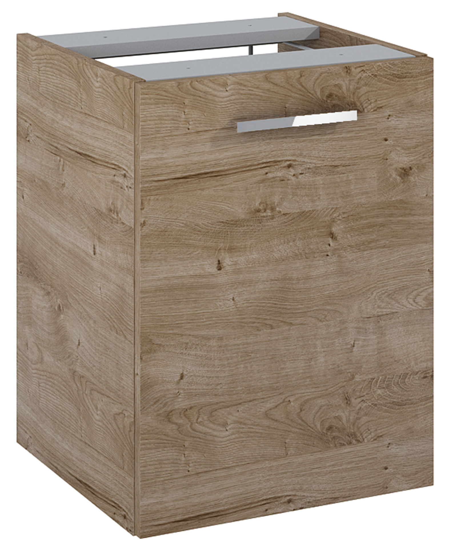 Roca Kwadro szafka 39,8x38,4x53 cm boczna wisząca dąb A857973808