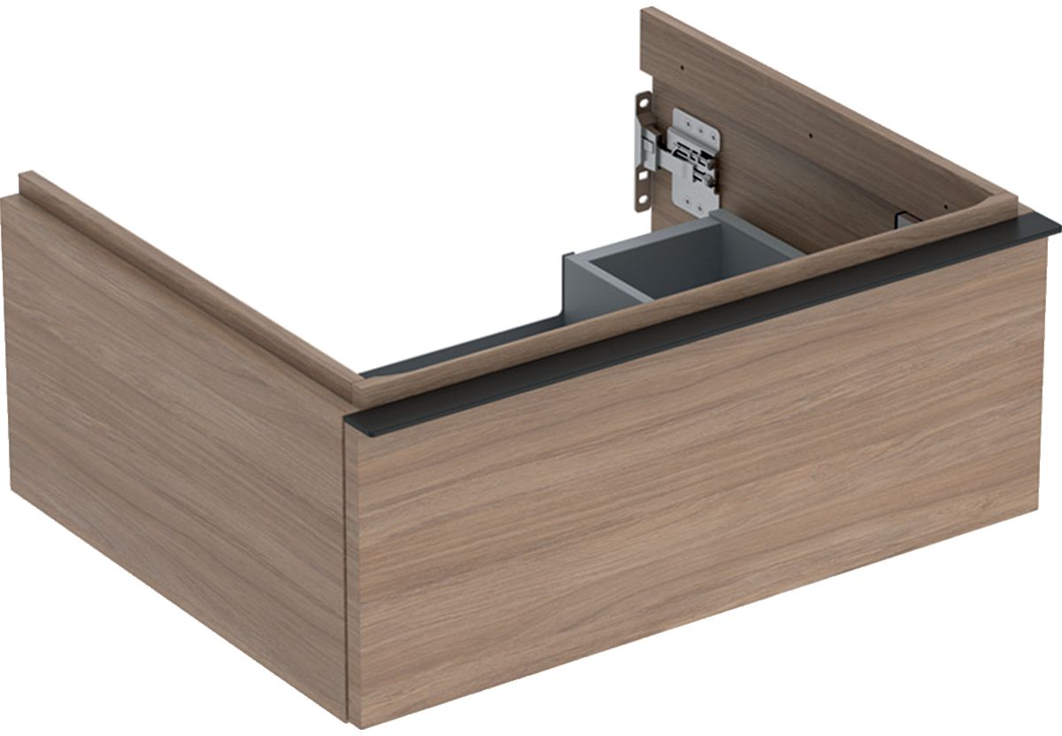 Geberit iCon szafka 59,2 cm podumywalkowa wisząca dąb/lava mat 502.310.JH.1