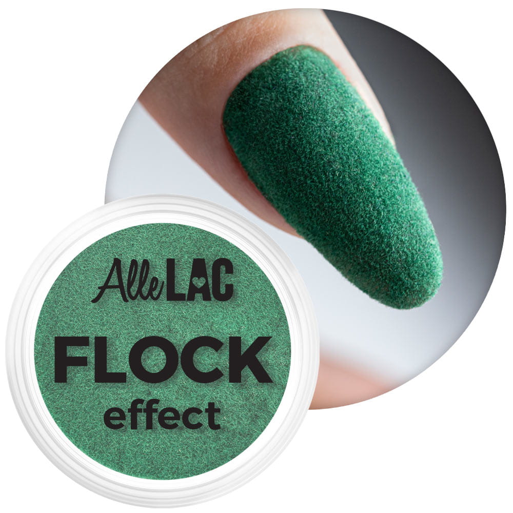 Flock Effect AlleLac zamsz aksamit do paznokci Nr 6