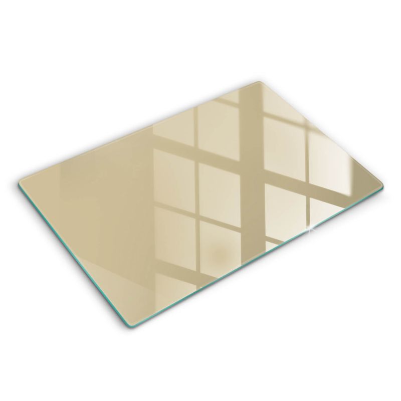 Szklana deska do krojenia Wallfluent 80x52 cm Kolor beżowy 1 szt.