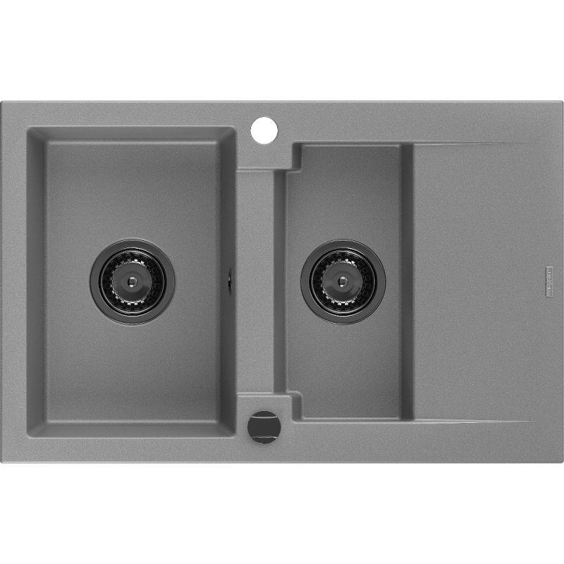 Zlewozmywak wpuszczany Mexen Hektor 2-komorowy beżowy 800x490 mm - 6521802000-69-G 1 szt.