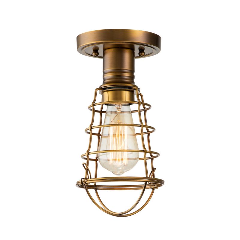 Lampa sufitowa wisząca Quoizel Mixon 5410 postarzany mosiądz industrialna 1xE27 x 1 szt.
