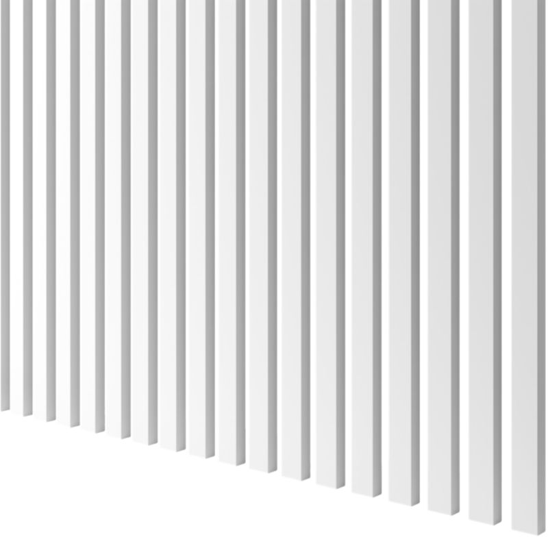 Lamele slim LAMELE3D biały mat zestaw 10 szt