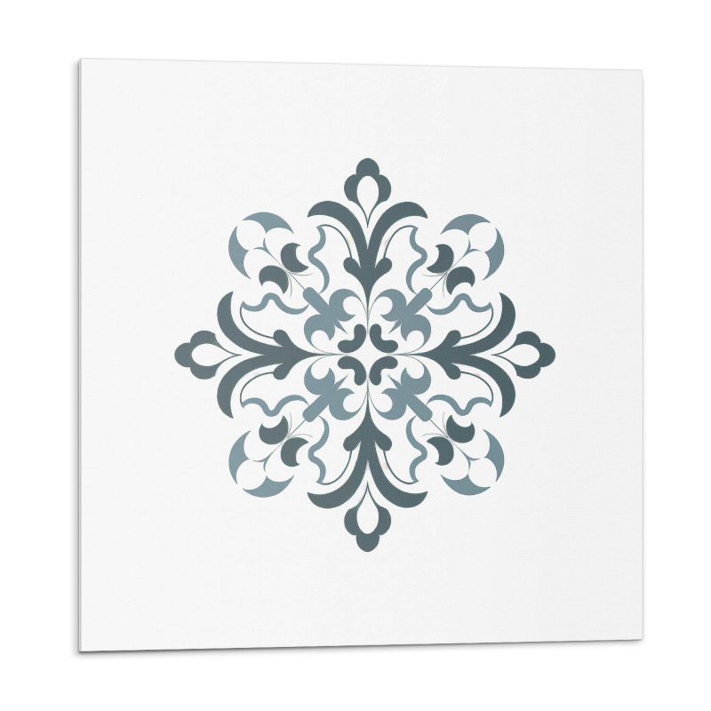 Kafelki samoprzylepne Wallfluent 30x30 cm Symetryczny wzór kwiatów 9 szt.