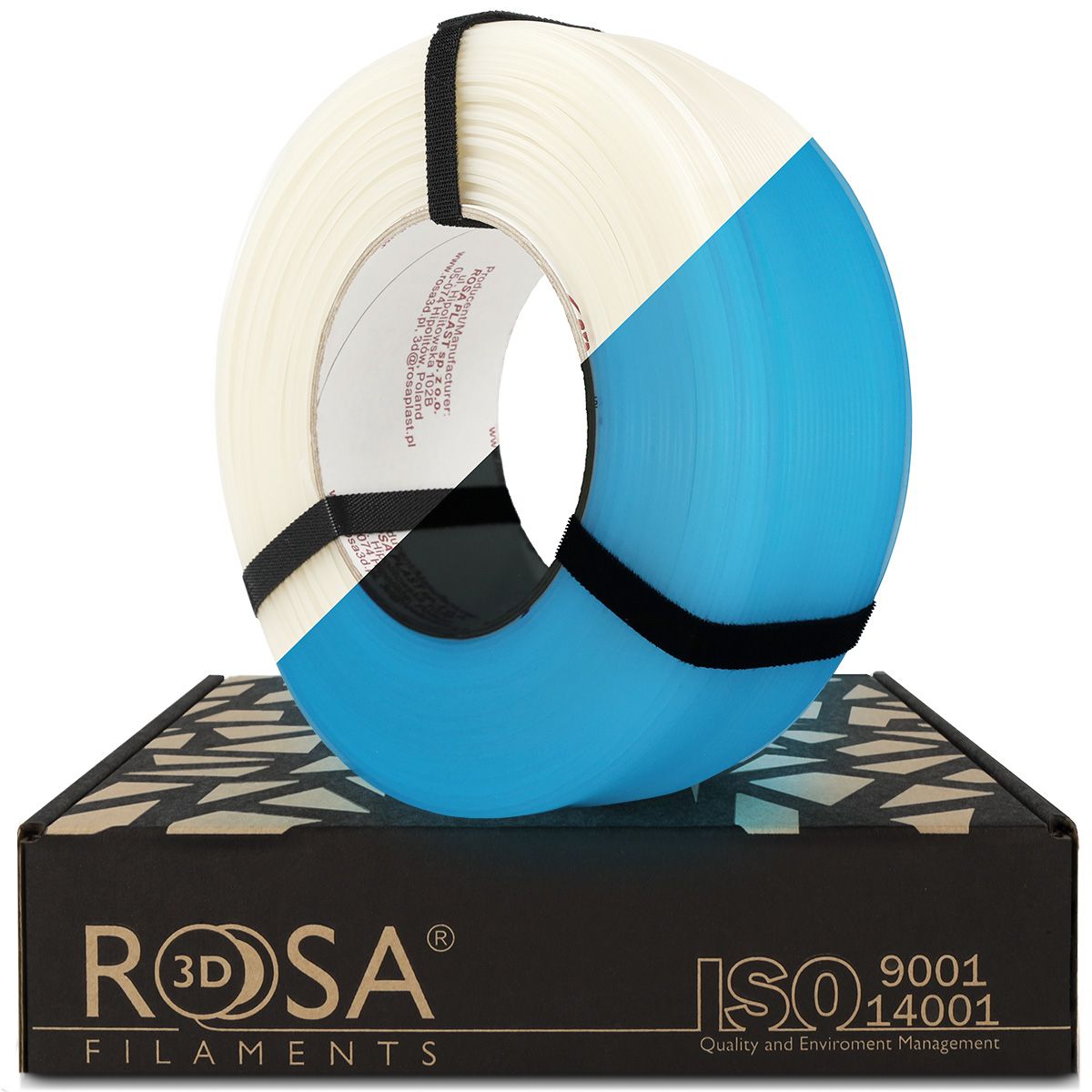 FILAMENT 3D ReFill PLA Starter Glow in the Dark Blue 1kg