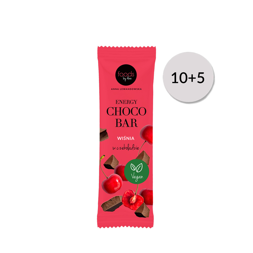 Energy Choco Bar wiśnia w czekoladzie, 35 g 10+5 gratis