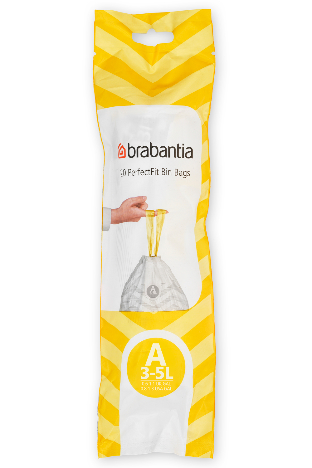Brabantia PerfectFit worki na śmieci 3 l (20 szt) biały 311727 - Wysyłka w 24h