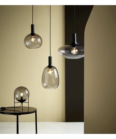 Nordlux Alton lampa wisząca 1x60 W czarna-przydymiona 47303047 - Wysyłka w 24h
