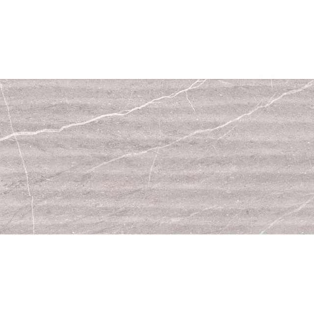 Płytka ścienna SLEEK grey structure glossy 29,7x60 gat. II