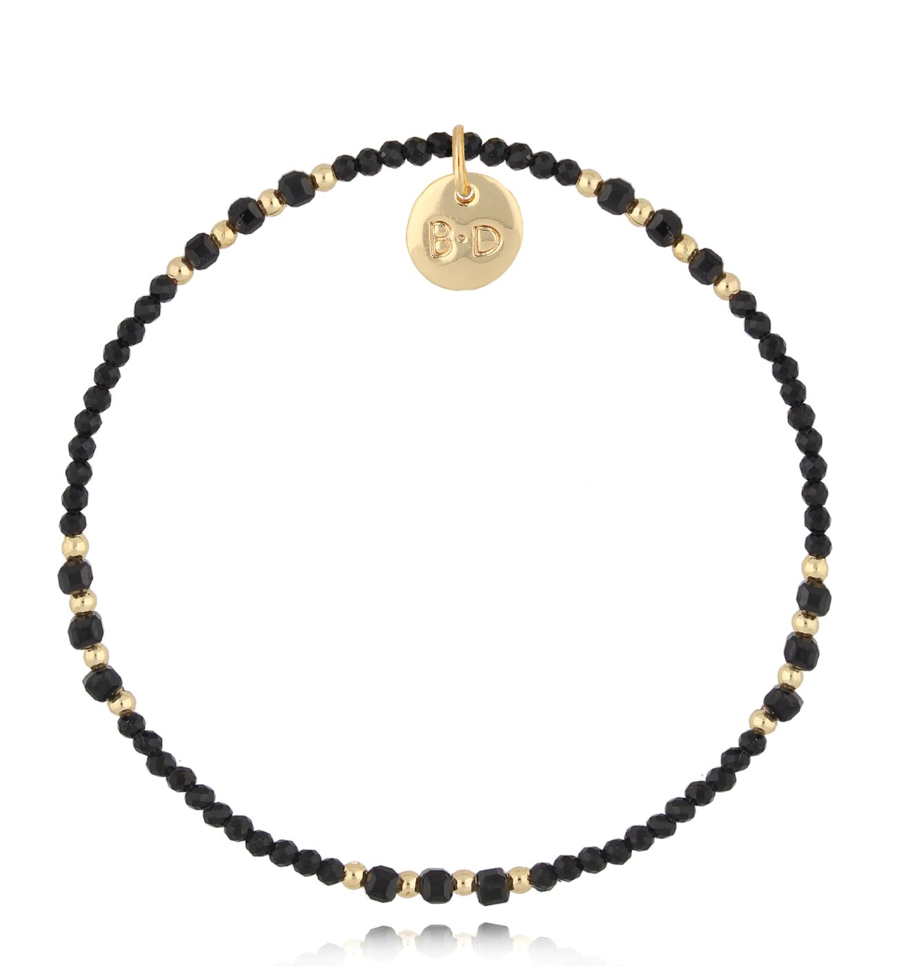 Bransoletka czarna z turmalinami Black Stone BTW2312