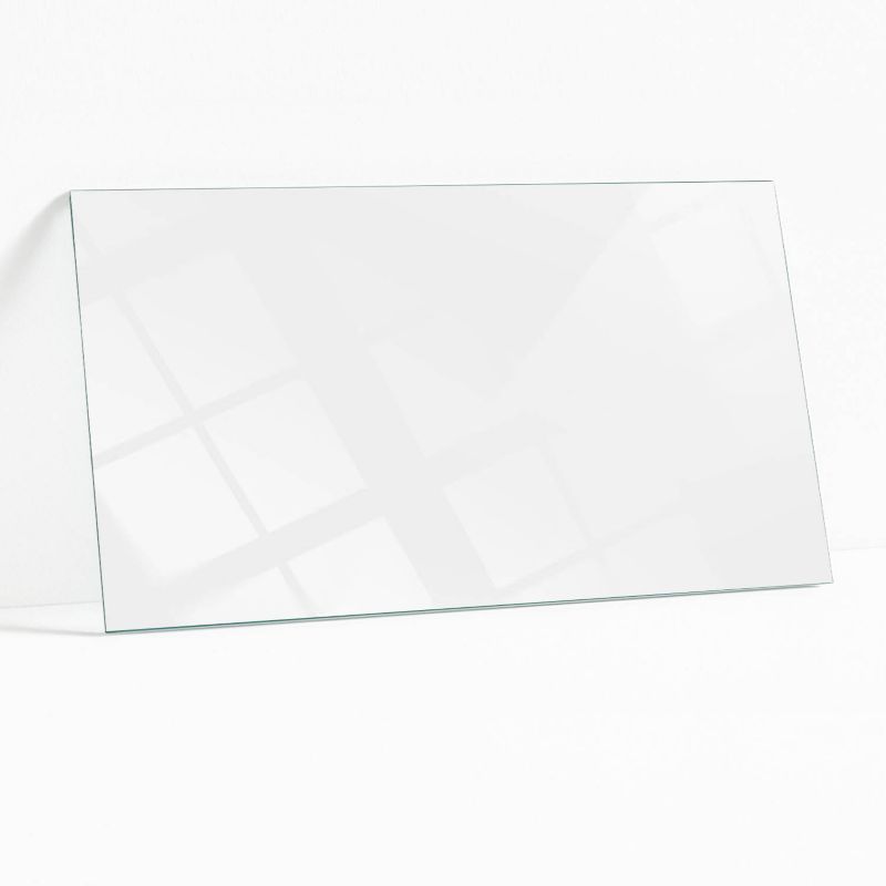 Blat Szklany z Nadrukiem Wallfluent 120x60 cm Biel bez wzoru 1 szt.